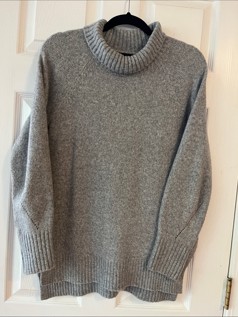 Calvin Klein Light Gray Turtleneck Sweater